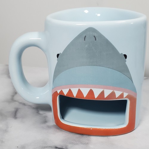 Shark mug with - with,