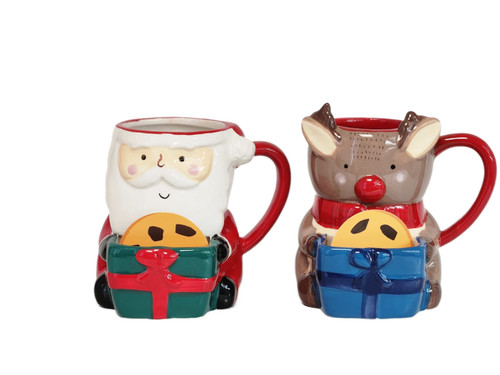 Christmas theme coffee - coffee, mug