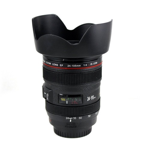 Camera lens mug with - mug, cookie