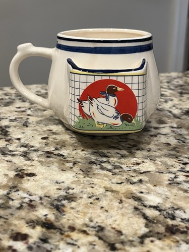 Vtg mallard duck - duck, mug