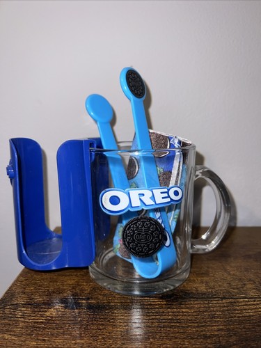 Oreo glass mug - with,